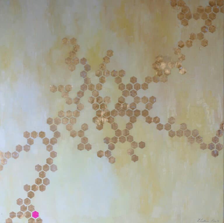 Kompozycje miodowe, 100/100 cm, 2016r.