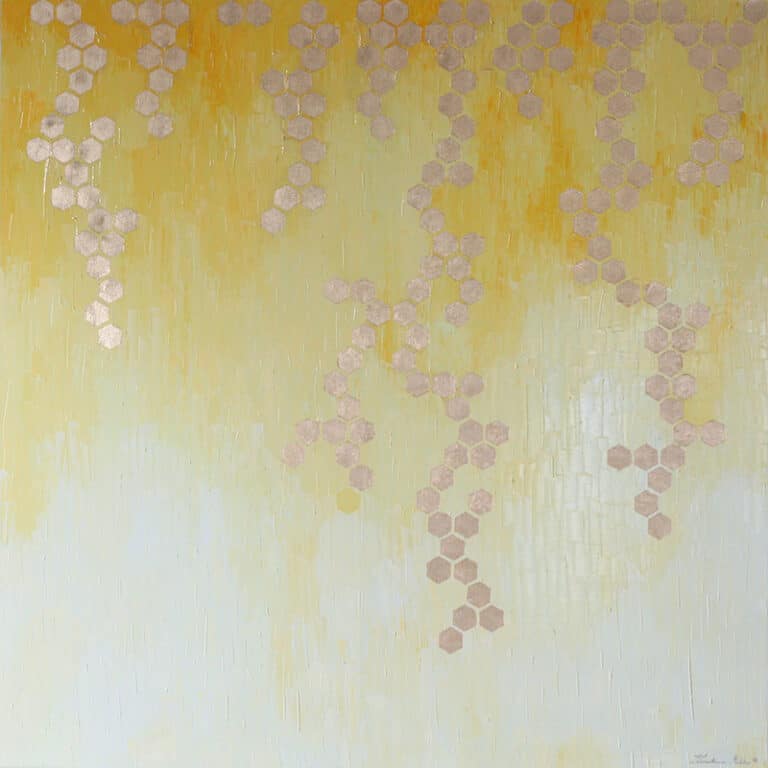 Kompozycje miodowe, 100/100 cm, 2016r.