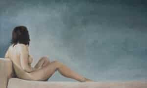 Akt, olej na płótnie, 90/150 cm, 2008r.