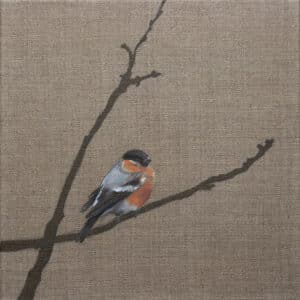 Gil, 30/30 cm, olej na surowym płótnie, 2010r.