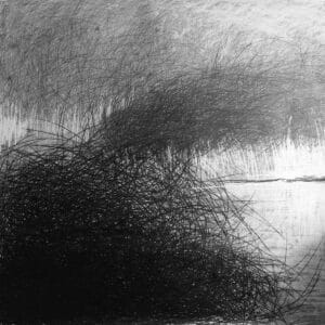 Pejzaż 1, grafit na papierze, 150/150 cm, 2003r.