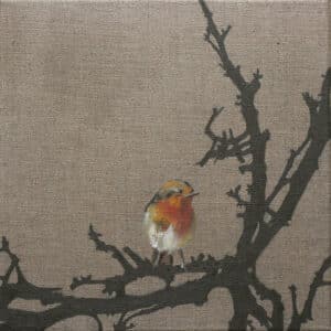 Rudzik, 30/30 cm, olej na surowym płótnie, 2010r.