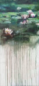 W deszczu 3 60/130cm olej na płótnie, 2014r.