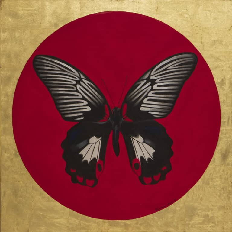 Papilio rumanzovia, olej na płótnie, 90/90cm, 2022r.