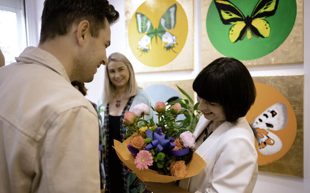 wernisaż wystawy ,,Martwe motyle. Kolekcja 1'' w Poznaniu