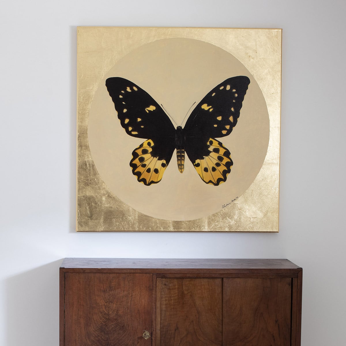 Motyl 9 - obraz olejny - obrazek 3