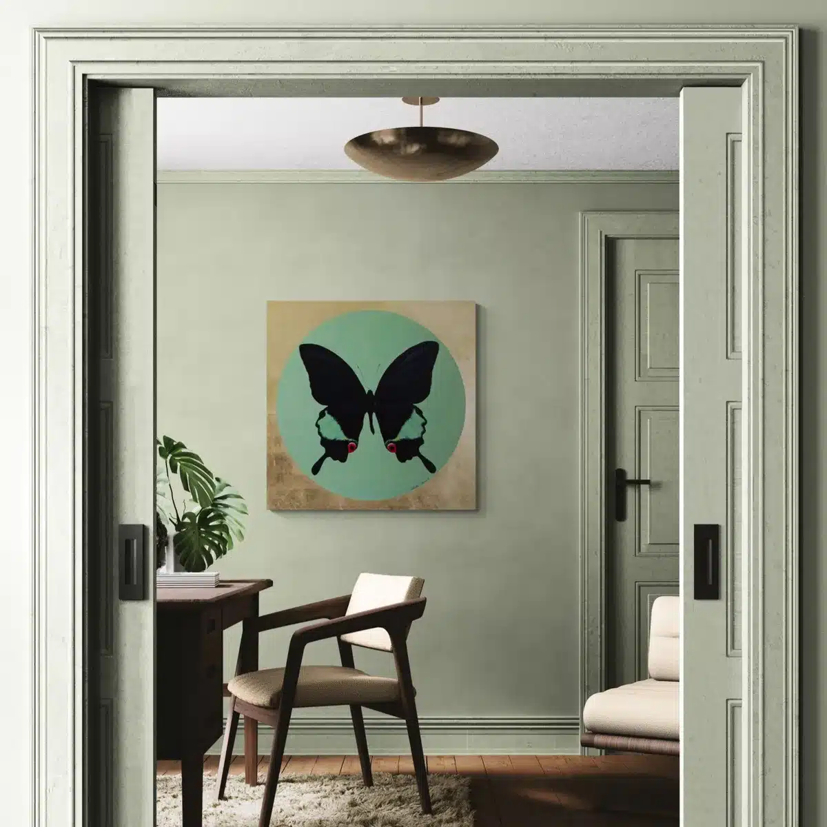 Motyl 10 - obraz olejny - obrazek 4