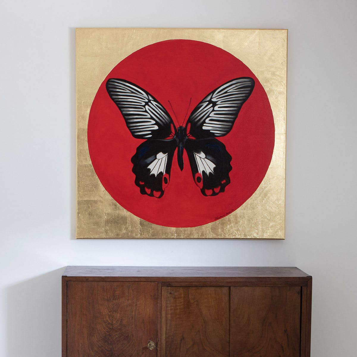 Motyl 4 - obraz olejny - obrazek 2