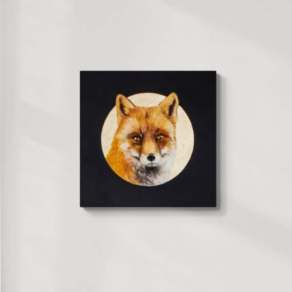 Trofea. Lis | olej na płótnie | 60x60 cm | 2024 | Zuzanna Lenartowicz-Malcher | obraz do kupienia