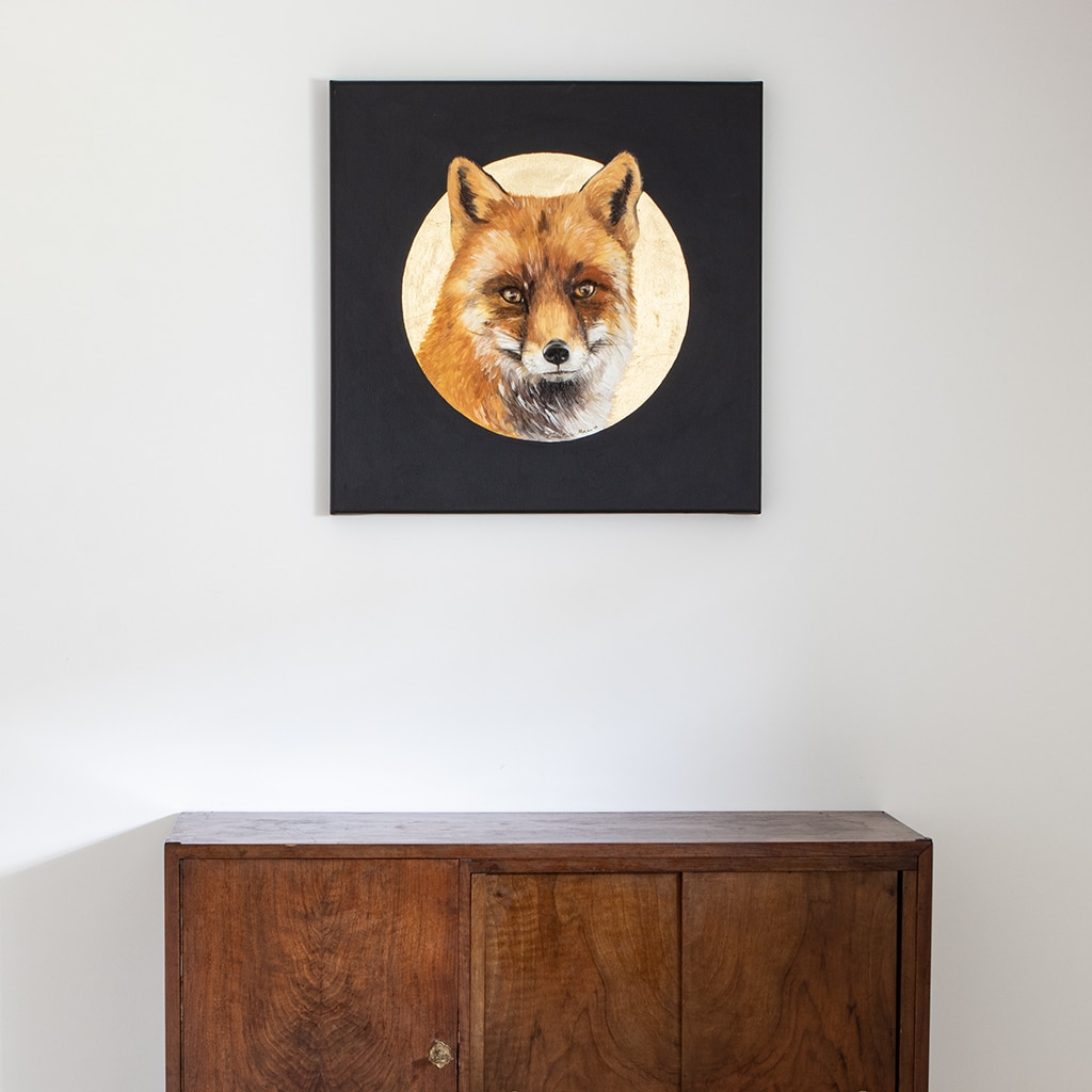 Lis - obraz olejny - obrazek 3