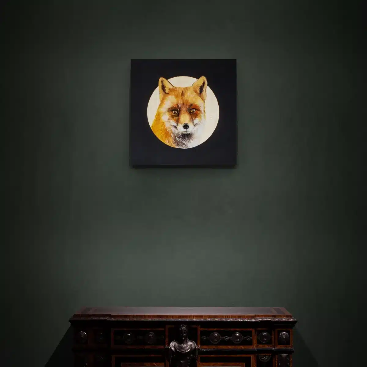 Lis - obraz olejny - obrazek 2