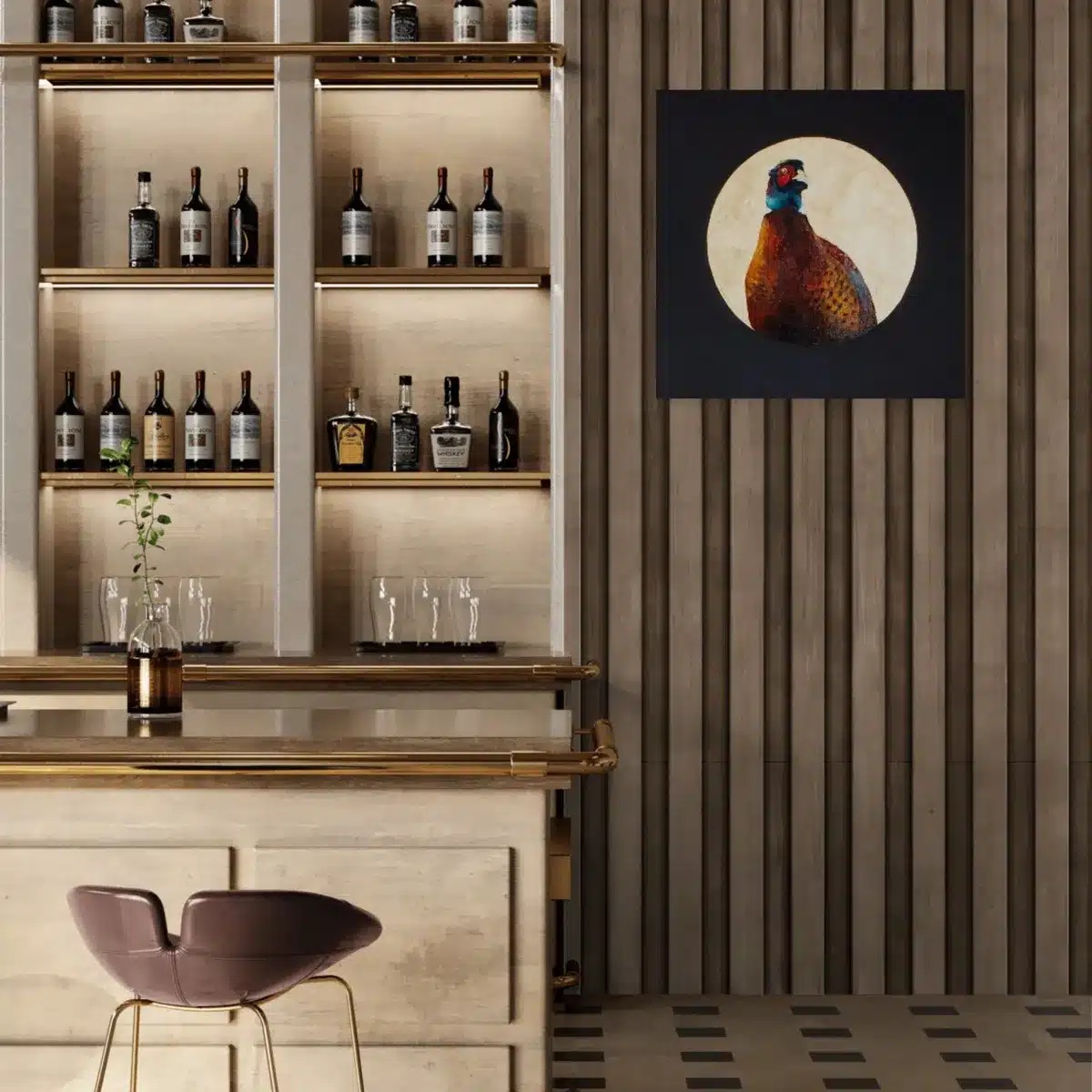 Bażant - obraz olejny - obrazek 4