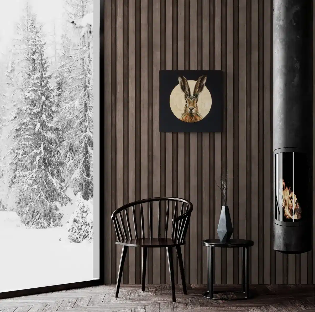 Zając - obraz olejny - obrazek 5