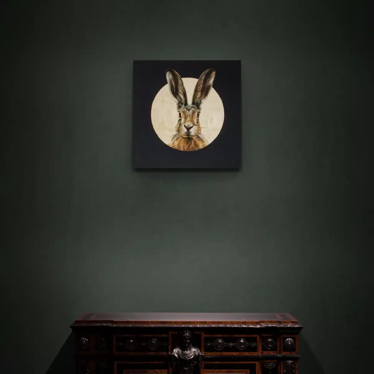 Zając - obraz olejny - obrazek 2
