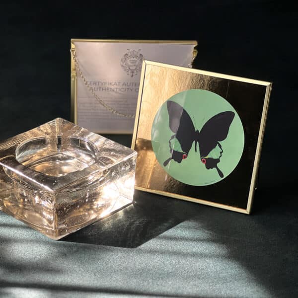 10 Motyl czarno-seledynowy - art print