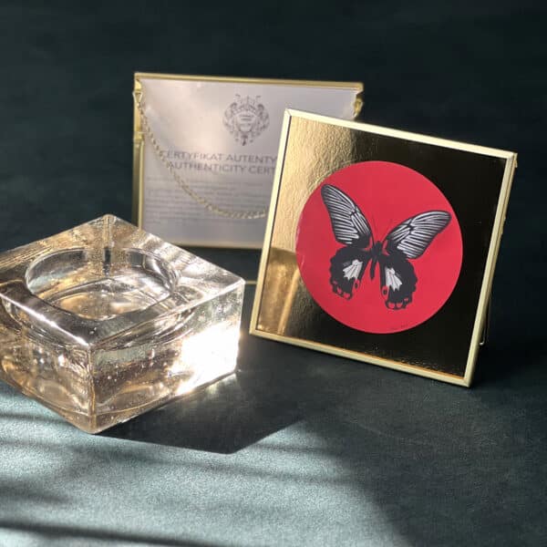 4 Motyl czarno-czerwony - art print