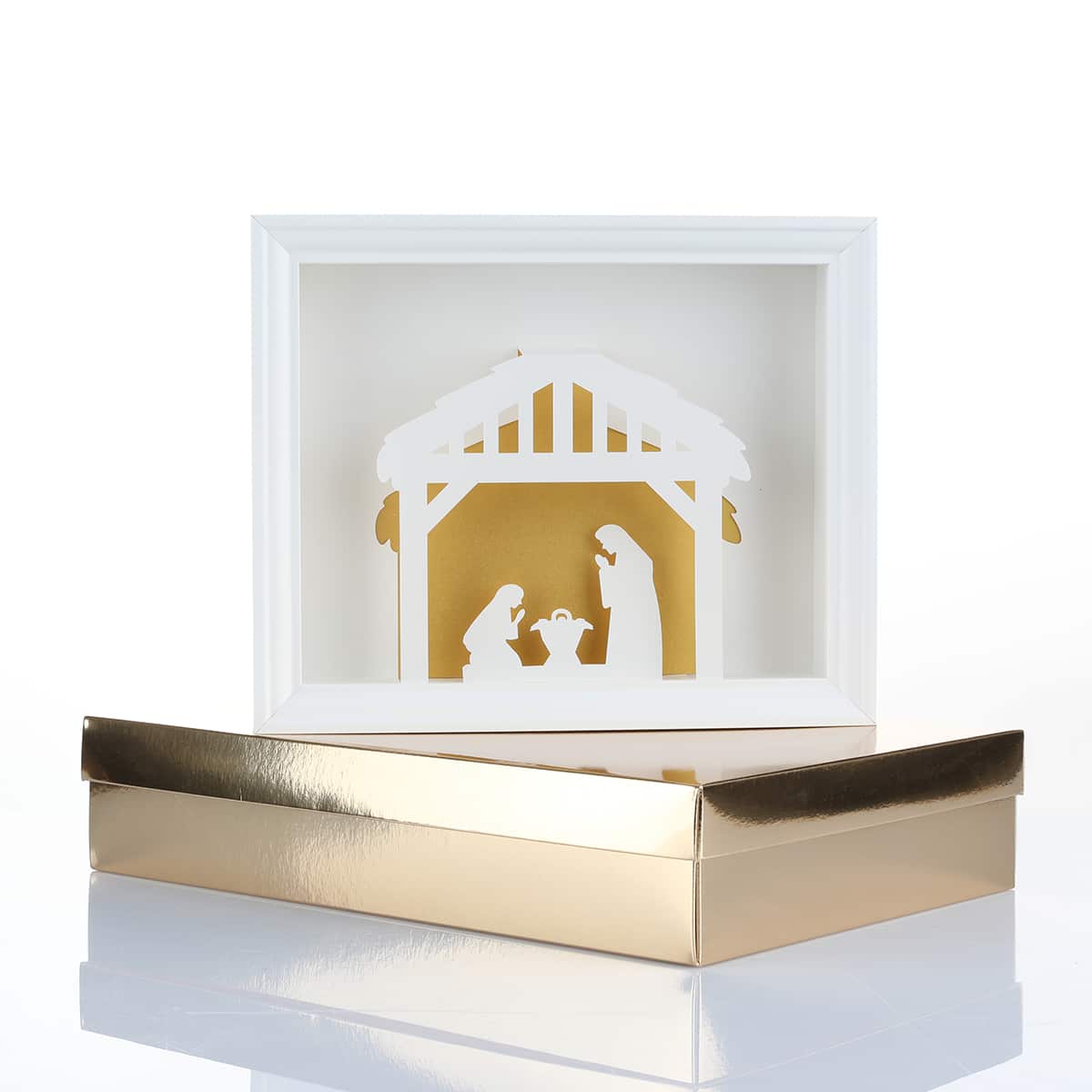 Szopka bożonarodzeniowa - papieroplastyka - obrazek 2