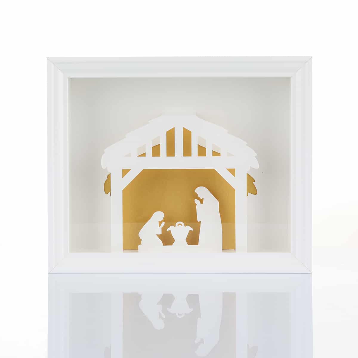 Szopka bożonarodzeniowa - papieroplastyka - obrazek 4