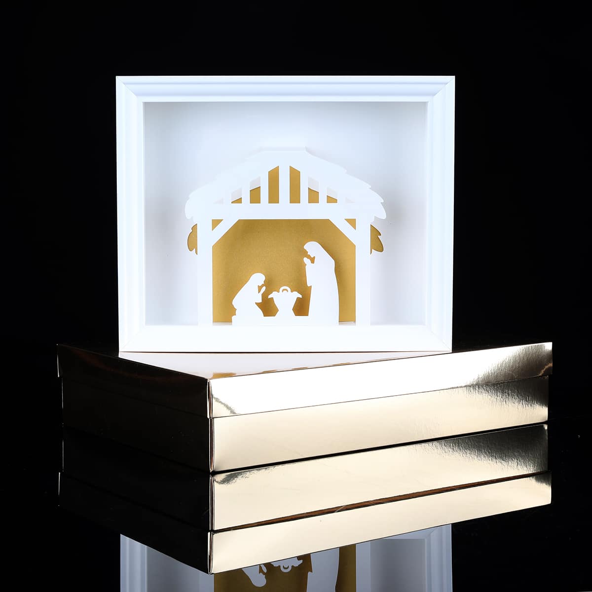 Szopka bożonarodzeniowa - papieroplastyka