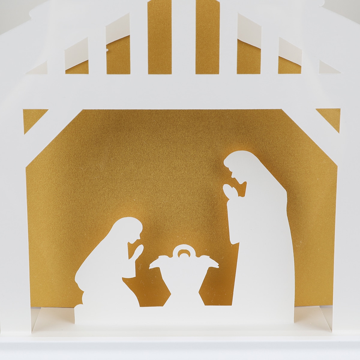 Szopka bożonarodzeniowa - papieroplastyka - obrazek 6