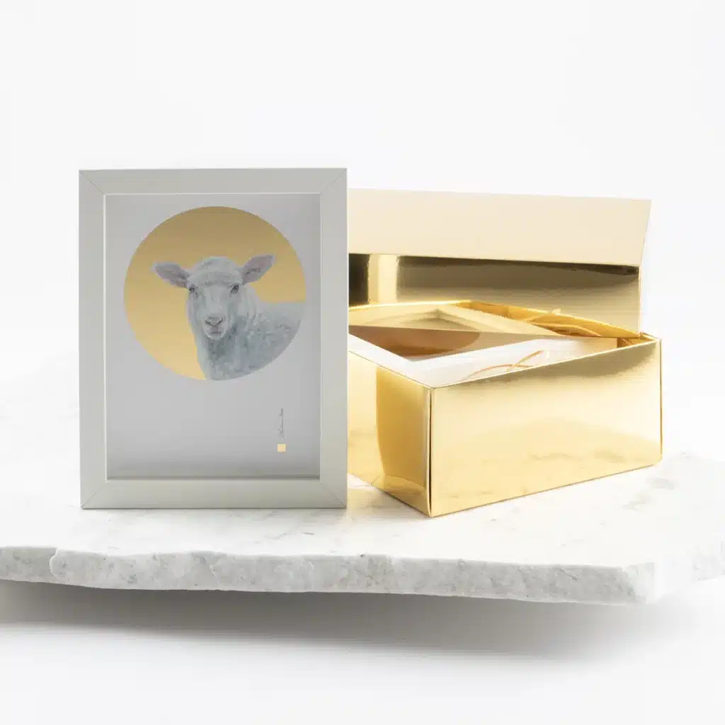 Symbole chrześcijaństwa. Baranek Agnus Dei | reprodukcja | 13x18 cm | 2025 | Zuzanna Lenartowicz-Malcher