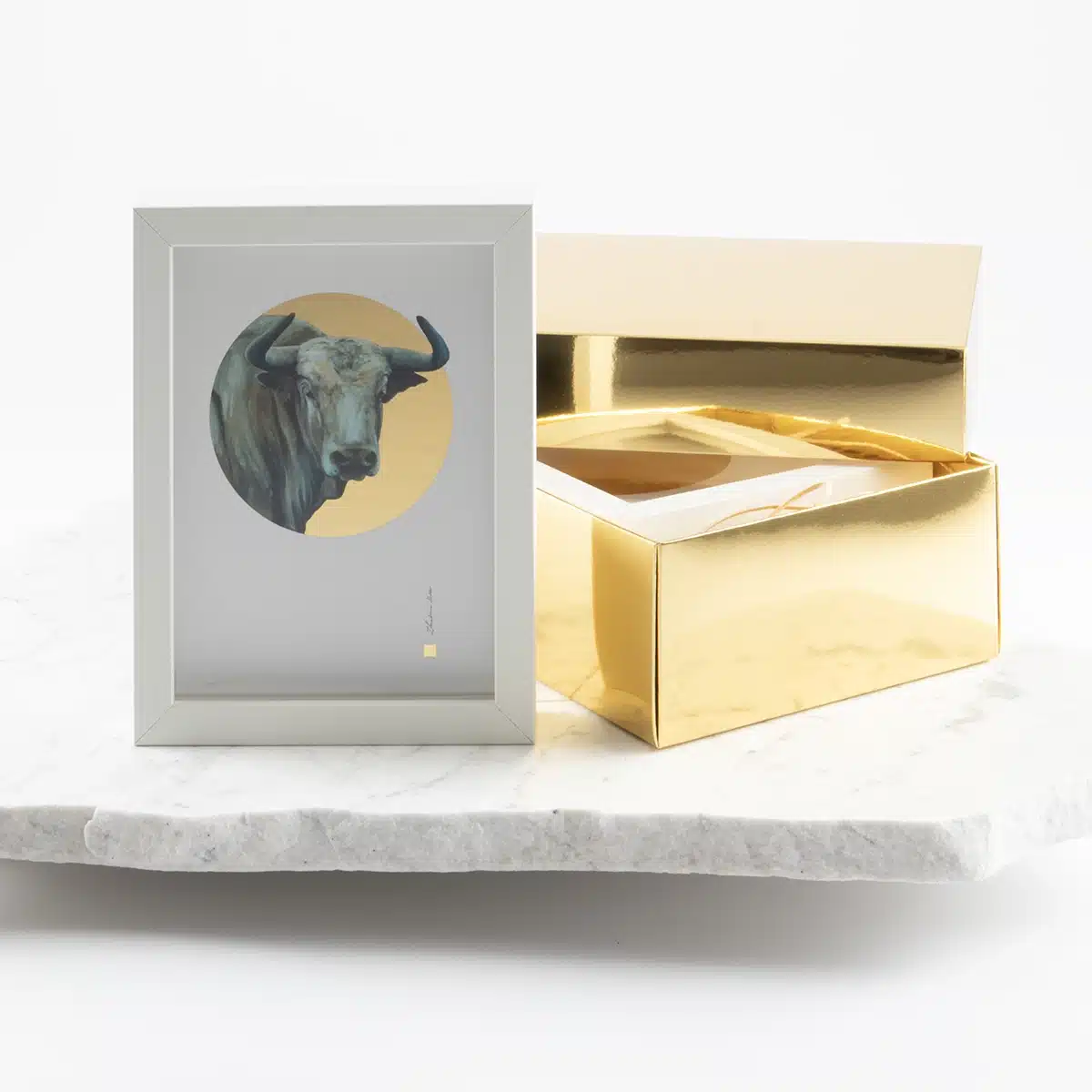 Byk - reprodukcja 13x18 cm