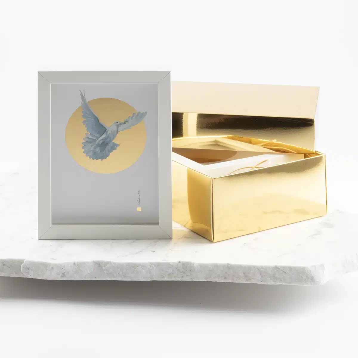 Gołąbek pokoju - reprodukcja 13x18 cm