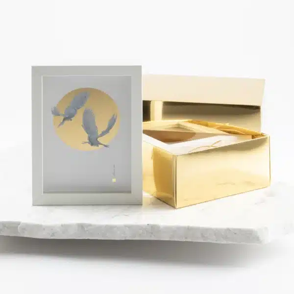 Ślubne gołąbki - reprodukcja 13x18 cm