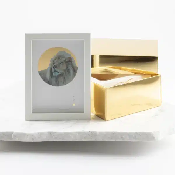 Lew - reprodukcja 13x18 cm