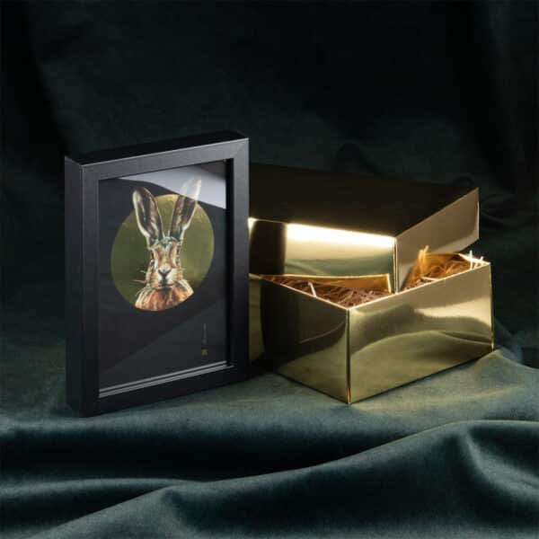 Zając | reprodukcja | 13x18 cm | 2024 | Zuzanna Lenartowicz-Malcher